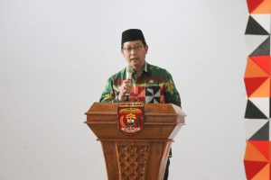 Sugeng Hadiri Pelantikan Pengurus Cabang PMII Lampung Barat