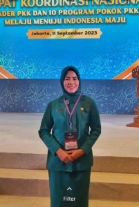 Ketua Penggerak  PKK Lampung Barat Dra Zelda Hadiri Rakor Tingkat Nasional