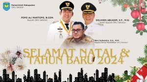 Dinas Pendidikan OKU Selatan Mengucapkan Selamat Natal Dan Tahun Baru 2024