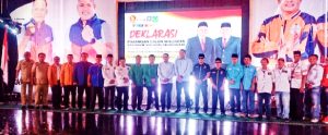 Deklarasi Bakal Calon Wako Prabumulih H Arlan dan Wawako Franky Nasril  Meriah