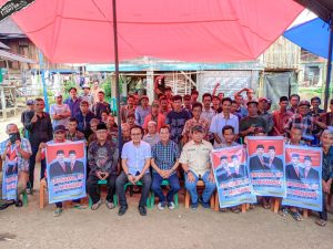 Deklarasikan Dukungan Masyarakat Desa Keban Agung Kisam Ilir Pasangan ABDI Siap Berbuat Untuk OKU Selatan