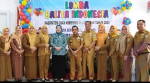 Yohana Yuda Yanti Ketua PKK Tinjau Lomba Balita Berlangsung Di Dinas Kesehatan OKU Selatan