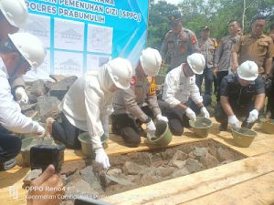 Kapolda Sumsel Lakukan Ground Breaking SPPG di Prabumulih Secara Serentak.Se  Indonesia